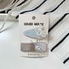 Korean Silver Hairpin: Gentle, Stylish Art BB Clip for Girls - High-Grade Leather Children's Bangs Clip