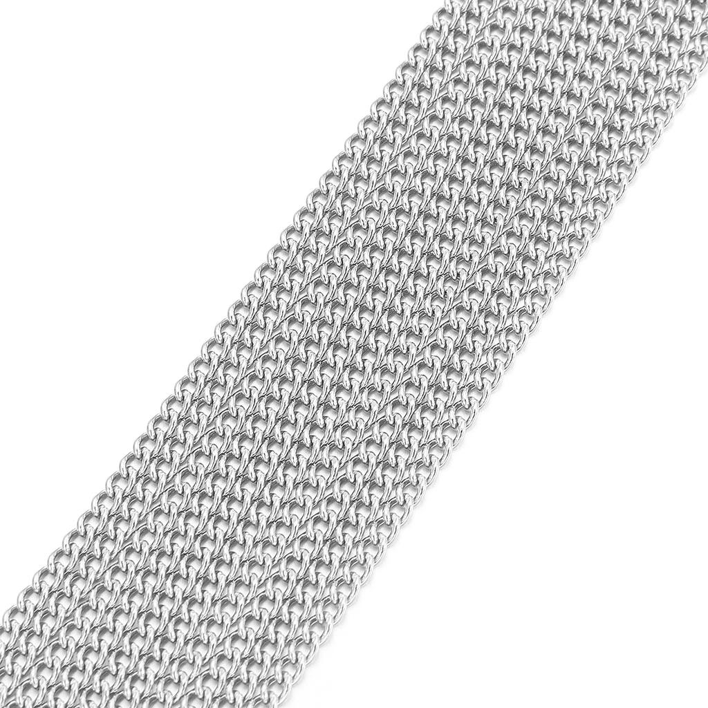 5Yards Stainless Steel Chains 1/1.5/2/2.5/3/3.5/4.5mm Bulk Link Chains For DIY Jewelry Making Necklace Bracelets Accessories