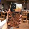 Rust Old Steel Plate Pattern 2D Phone Case for Samsung S26 S25 S24 S23 S22 S21 S20 A56 A36 A16 Tempered Glass Protective Cover