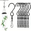 One Set8This stainless steel rotating hook clip is designed for wall mounting and is perfect for hanging wind chimes and crystal spinners. It is easy