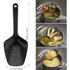 Food Drain Colander Plastic Skimmer Strainer Spoon Food Drain Shovel with Handle Durable Suitable for Kitchen Food Drain