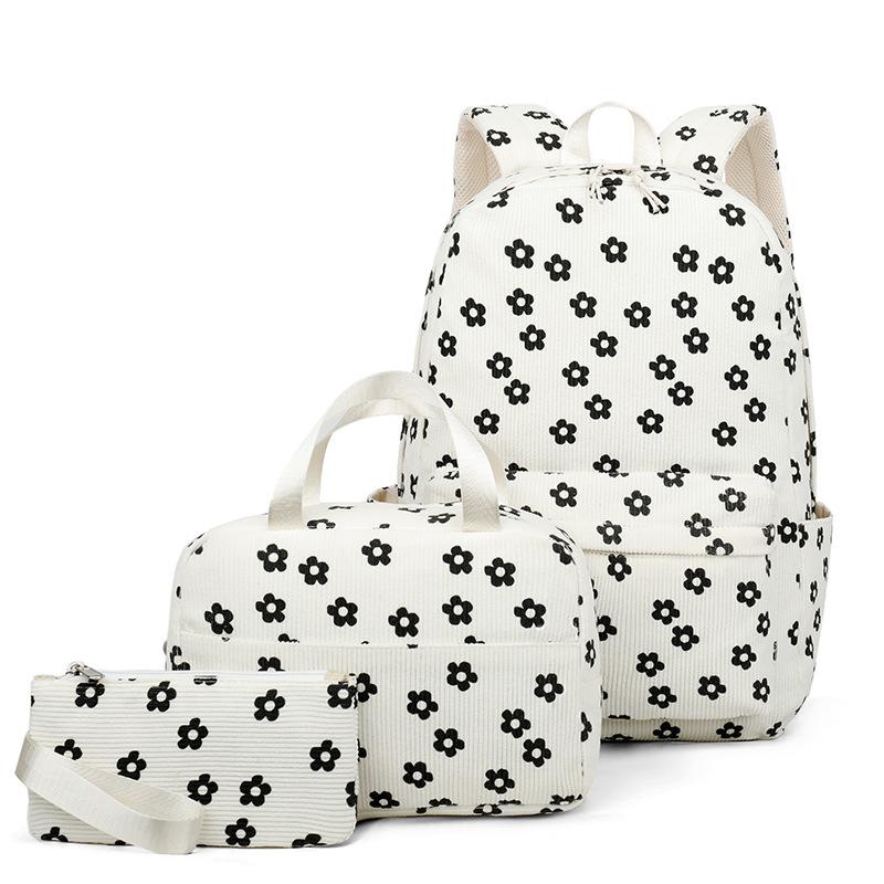 

Рюкзаки Клубничная Школьная сумка Повседневная Дорожная Вместимость Легкая Студенческая сумка One Size