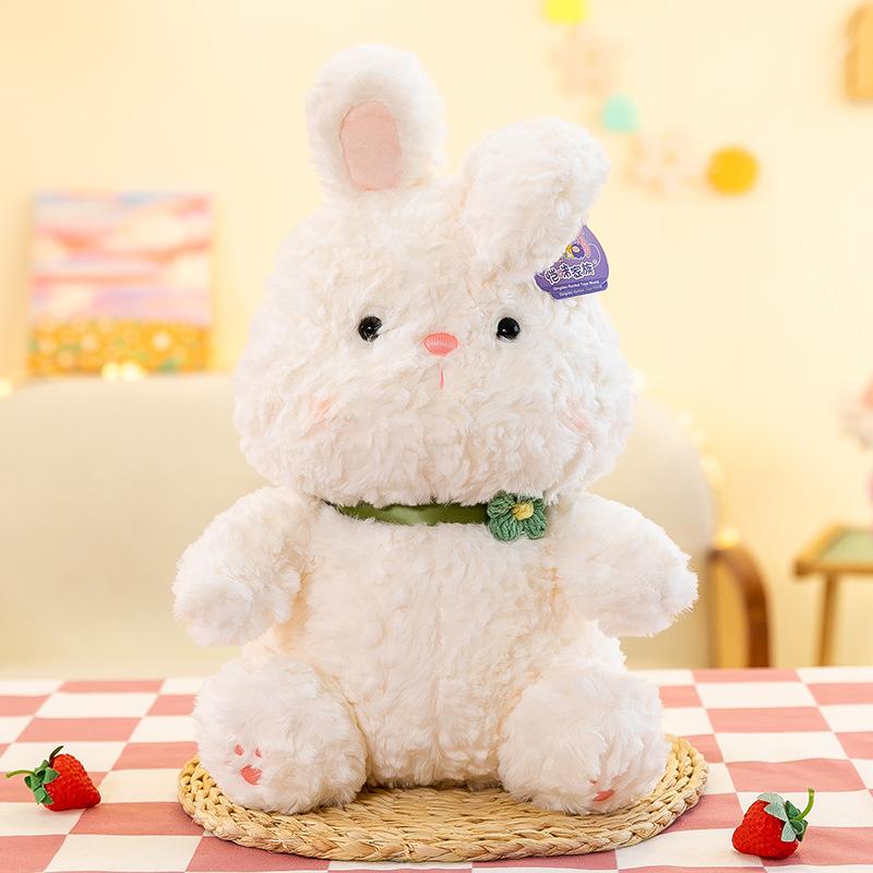 Cute Little White Rabbit Plush Toy Little Rabbit 8 Inch Boutique Doll Girl Comforting Doll Children Gift