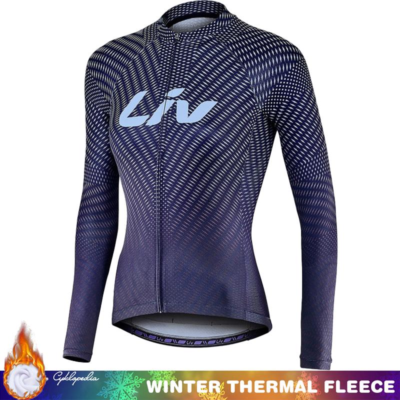 

Men s Cycling Blouse Thermal Fleece Jersey LIV Man Bicycles Outfit Set Pants Clothes Bikes Jacket Tricuta 2026 Winter Fleece Warm Cycling Suit Set Asian size - XS