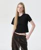 WNDERKAMMER Fitted Short Sleeve T_Black
