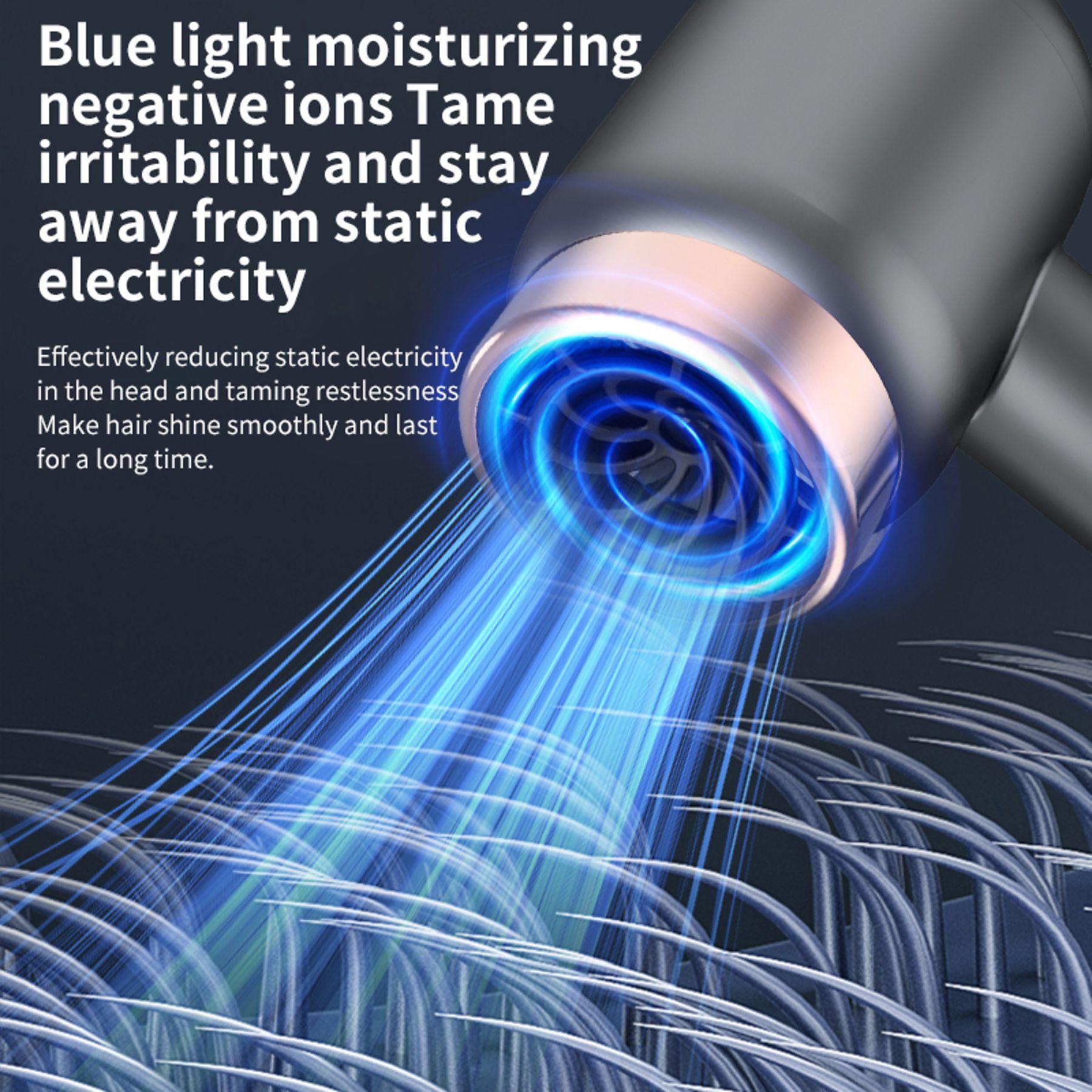 Высокопроизводительный фен с беспроводной зарядкой ионной технологией — фото 5