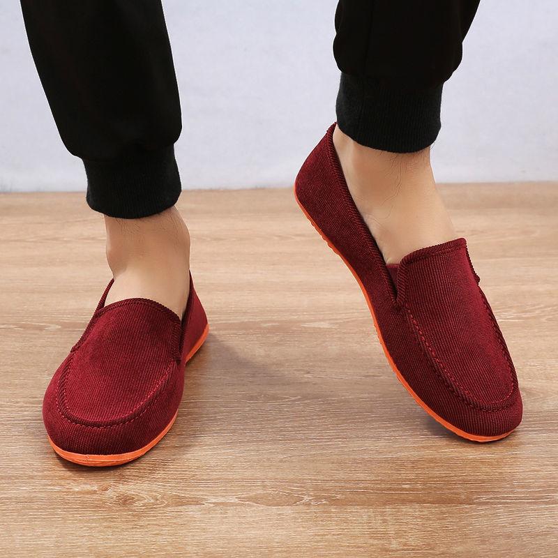 Stylish Loafers Males Casual Canvas Sneakers Plus Size Men Trekking Shoes 2025 Cheap Old Trendy Vintage Dad Driving Shoes Flat