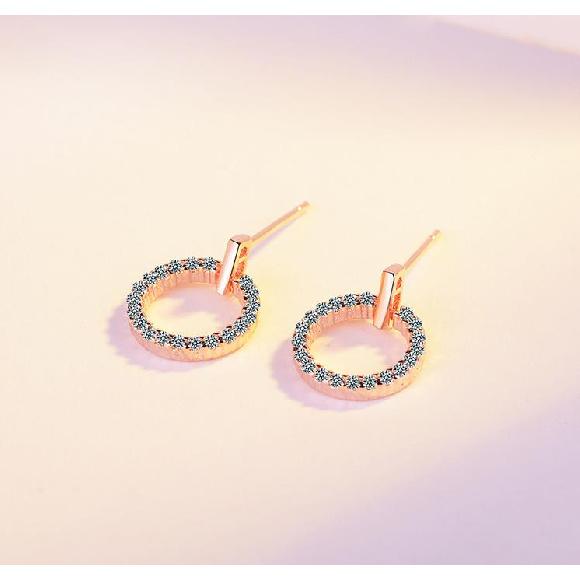 New 925 Sterling Silver Heart Stud Earrings For Women High Quality Exquisite Student Girlfriend Jewelry Accessories Heart GiftGood Product