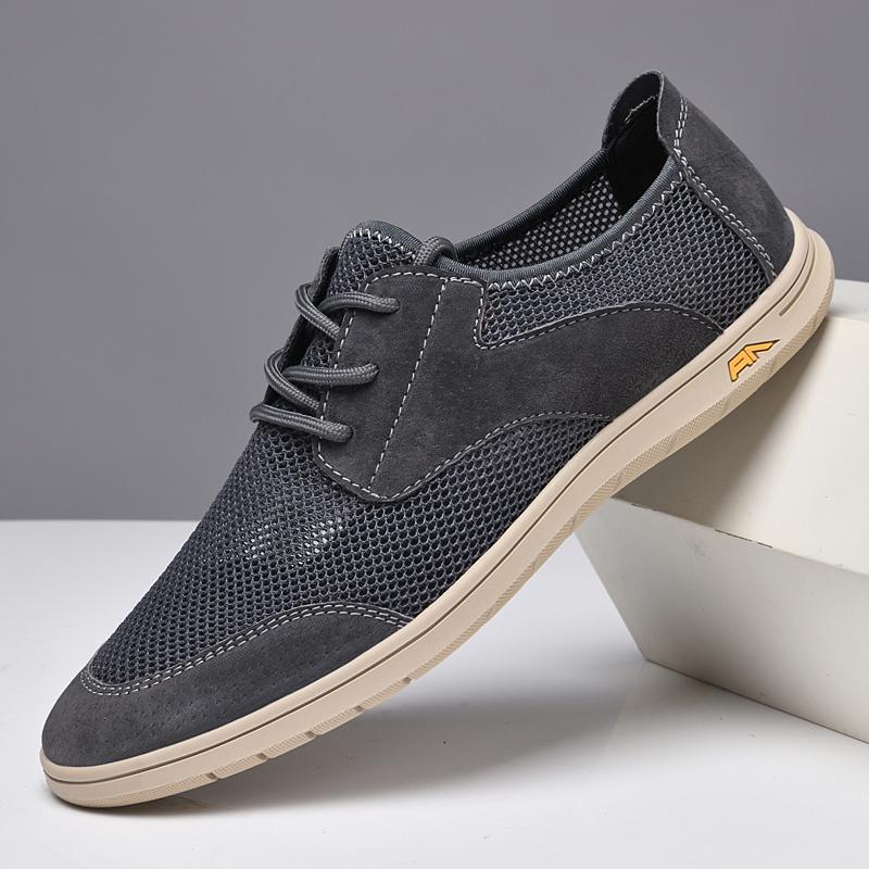 Breathable Mesh Men Casual Shoes Summer Business Men Loafers Comfortable Driving Shoes Moccasins Man Flats Shoes