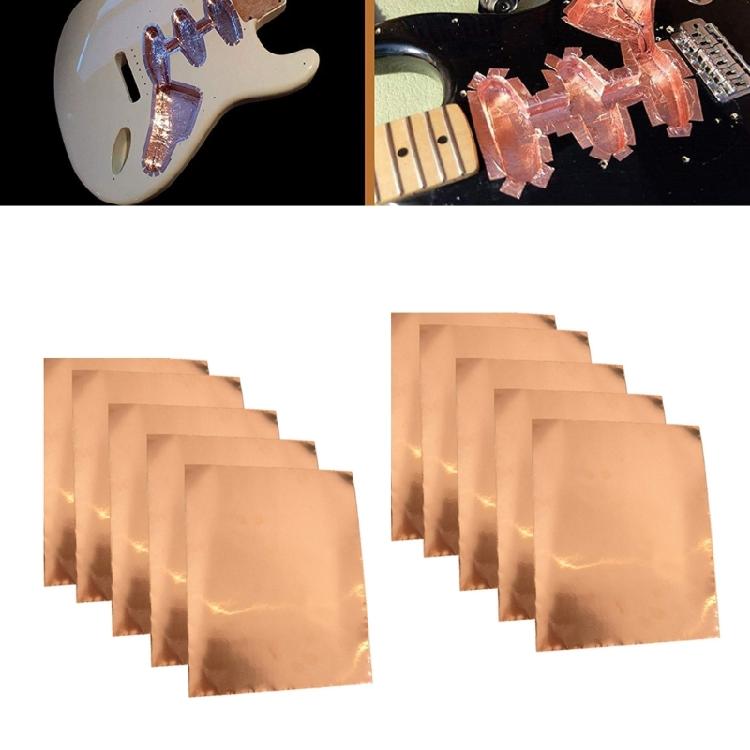 5Pcs Single Side Tape with Conductive Adhesive Electric Guitar Copper Foil Tape Adhesive Shielding Tape Easy To Use