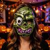 Durable Halloween Face Masque Horror for Adults, Creepy Cosplay Party Accessory, Scary Ghost Head Full