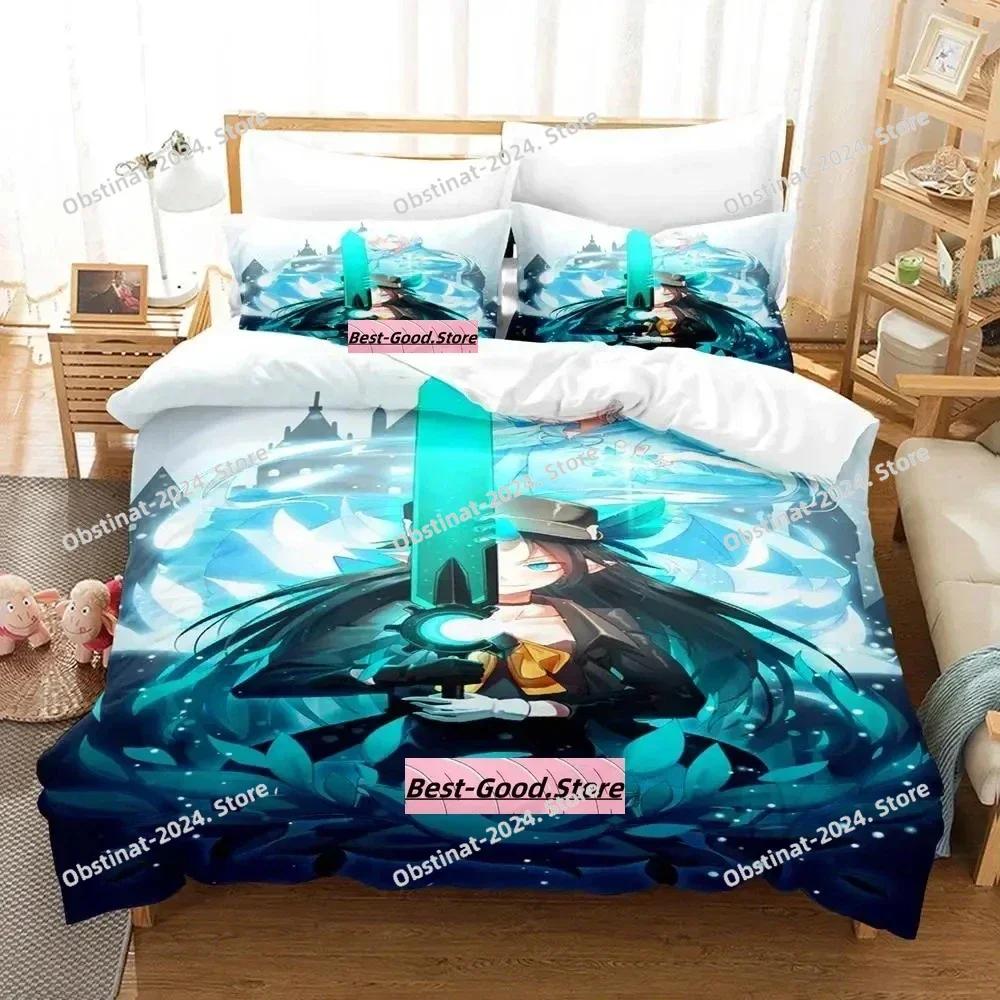 New Pixiv Fantasia T Bedding Set Single Twin Printed Bed Set With Pillowcase Bed Duvet Cover Single Double Queen Super King Size