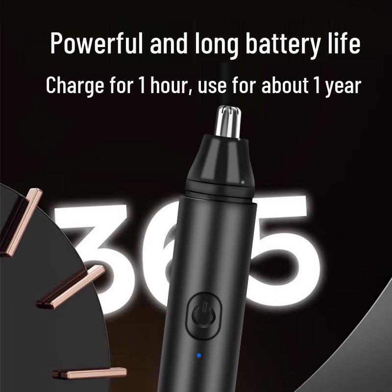 Rechargeable Portable Nose & Ear Hair Trimmer for Men & Women - Electric, Mini for Home Use