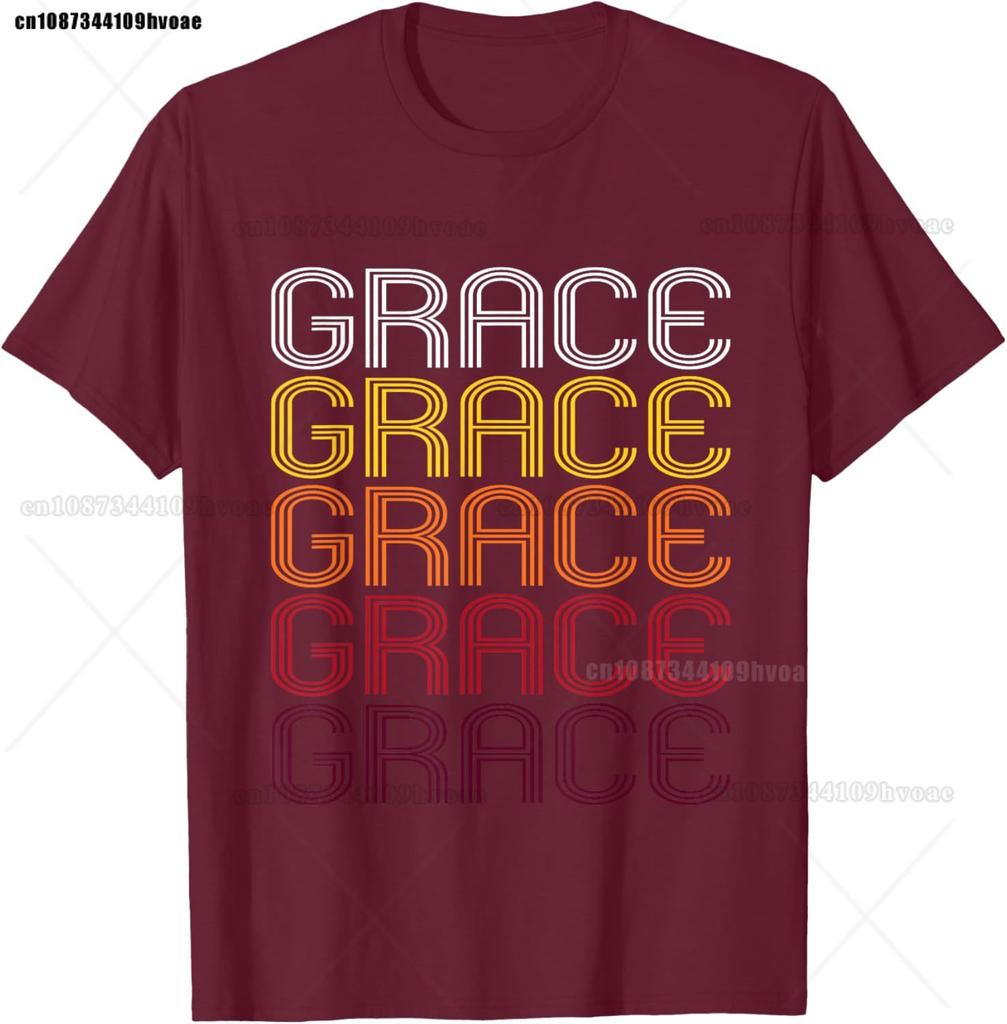 Grace Retro Wordmark Pattern - Vintage Style T-shirt T-Shirt
