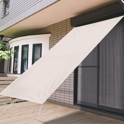 FIELDOOR Sunshade, 200 X 290 Cm (Light Beige), UV Protection, Highly Water Resistant, Veranda Awning, Blinds, Easy Installation