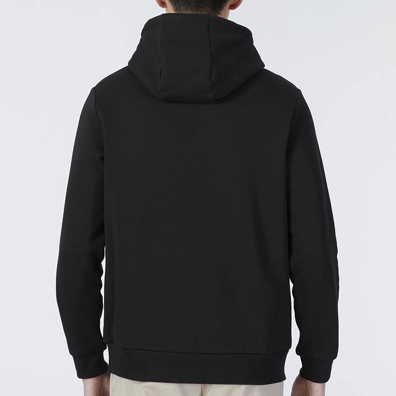 Skechers Colorful Hooded Fitted Long Sleeved Sweatshirt Unisex Black L322U090-0018