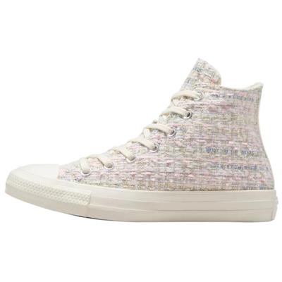 Chuck Taylor All Star High Tweed Shimmer Unisex-Sneaker Cream Blush-Hush Lotus-Pink A12739C