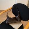 IELGY Soft Leather One-Shoulder Underarm Bag Spring Summer Simple All-Match Commuter Cross-Body Dumpling Bag
