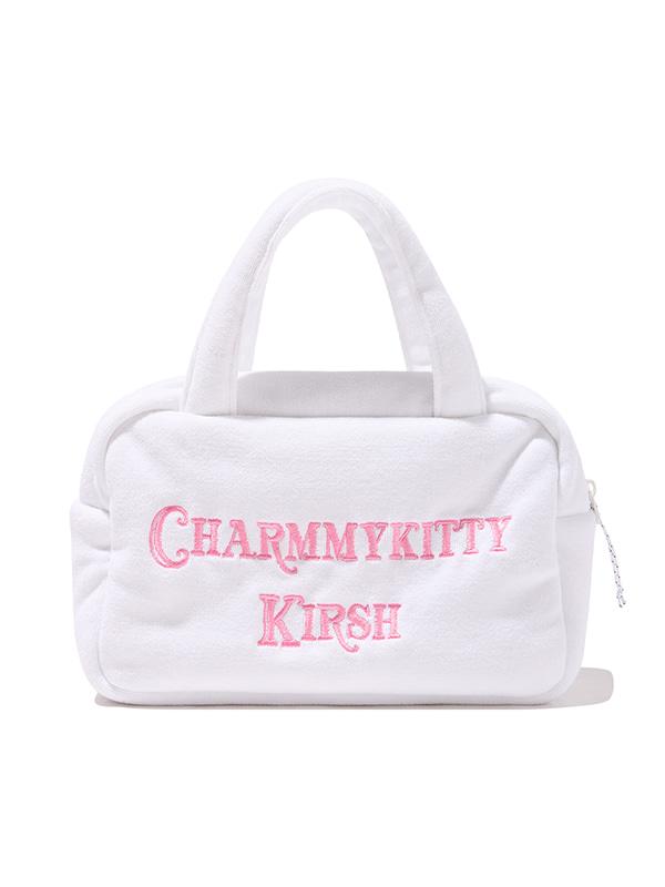 Kirsh X Charmy Kitty Terry Tote Bag [White]