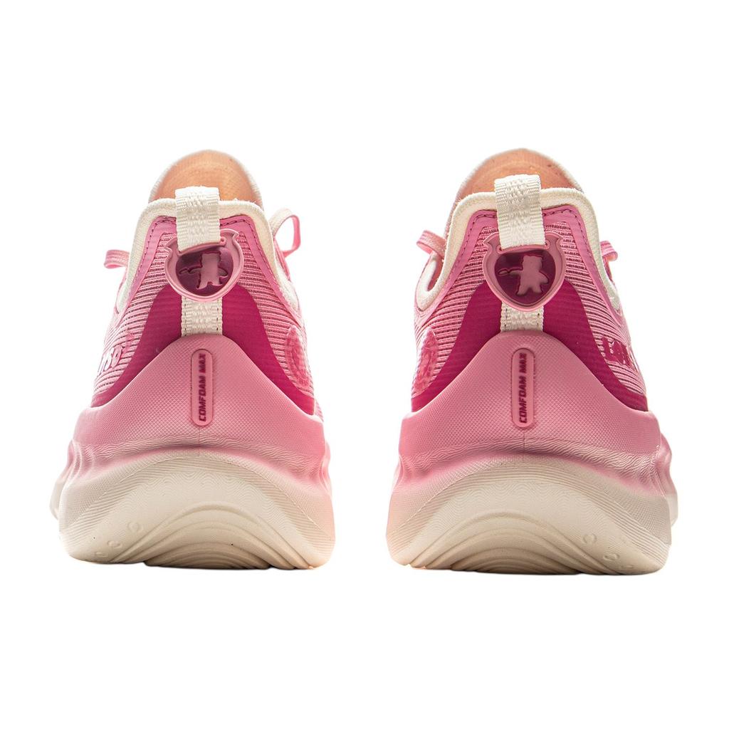 Li Ning SOFT COOL 2 Cushioning Abrasion Resistant Breathable Lightweight Low Top Casual Shoes Women's Fairy Cloud Pink AGLV010-8