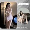 Neck sex underwear sexy hot secretary uniform pure desire suit small chest free underwear suit