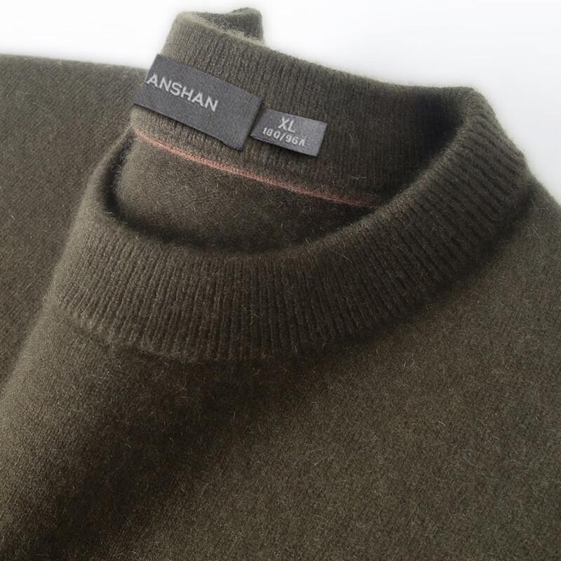 SHANSHAN Men's 100% Cashmere Warm & Thick Pullover Sweater