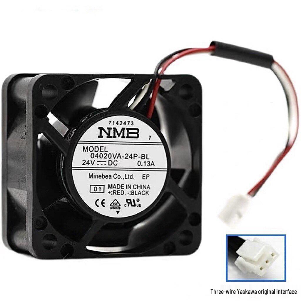 Yaskawa 24V 0.13A Drive Fan NMB 04020VA-24P-BL 06025SA-24Q-BL