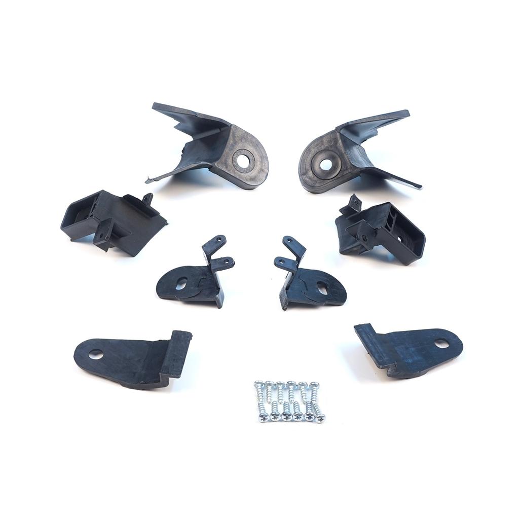 EHL554+EHL555 Headlight Holder Mount Repair Bracket Tab Set Left Right Side for Renault Symbol MK3 Facelift 2017-On 260609154R 260102037R