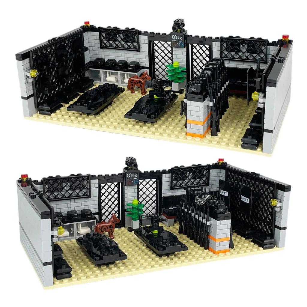 City Military Mini Action Figures MOC SWAT Special Forces Soldier Weapons Arsenal Gun Police Army Playmobil Building Block Toys