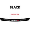 ARE4  Car Carbon Fiber Logo Trunk RearGuard Plate Bumper Trim Stickers For Nissan Nismo X-trail Qashqai Note Juke Sentra Patrol Navara