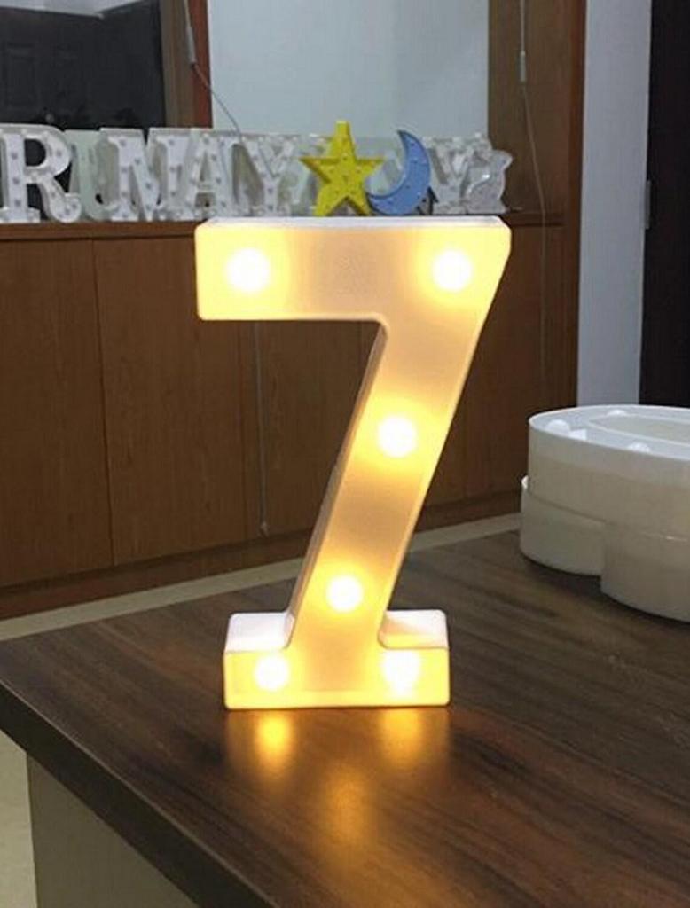 LED Letter and Number Lamp - Perfect for Christmas, Weddings, Proposals, Valentine's Day, and Other Celebrations.