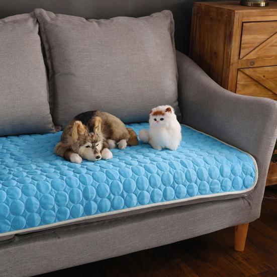Pet Park Summer Pet Dog Cat Self Cooling Mat Heat Relief Mesh Bed Sleeping Cushion Pad