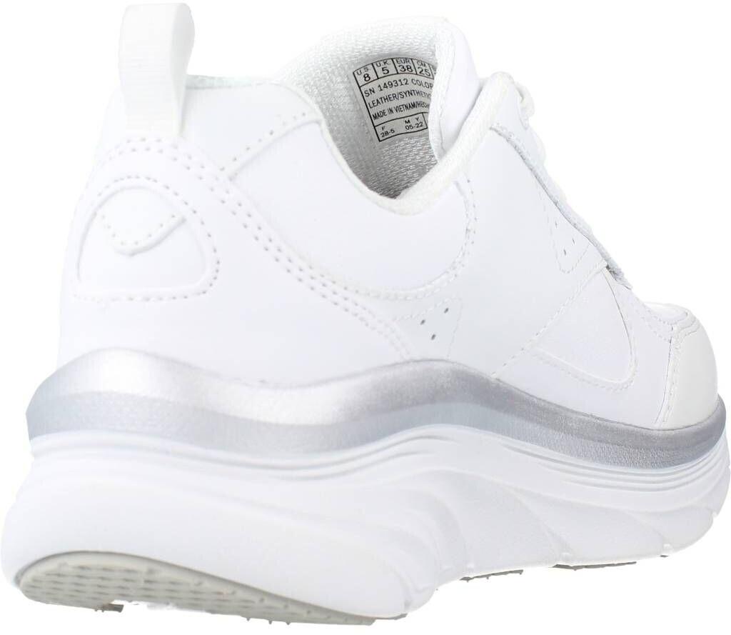 Skechers Relaxed Fit: кроссовки D'Lux Walker- Timeless Path белый/серебристый