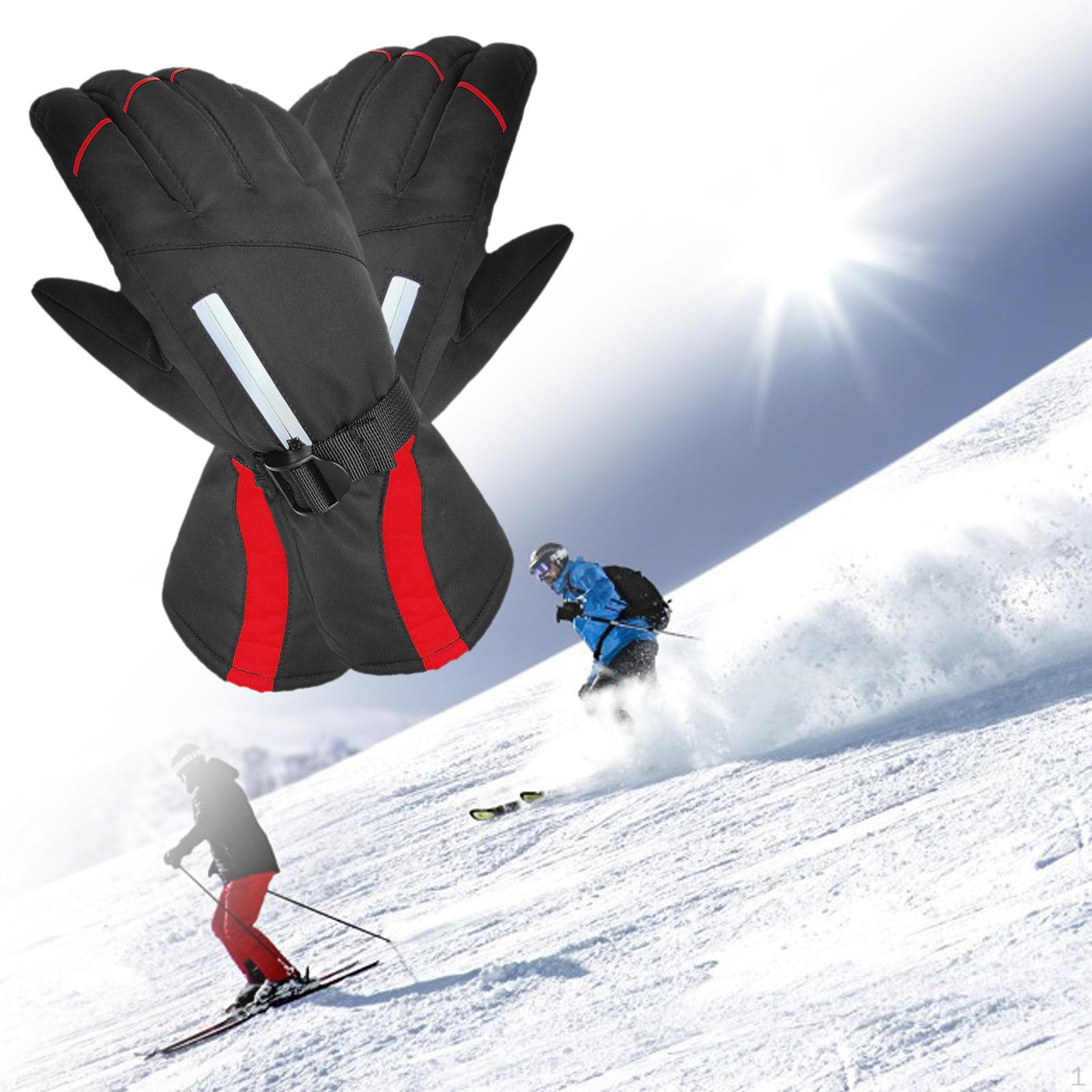 Insulated Winter Gloves for Cold Weather Activities Red XL