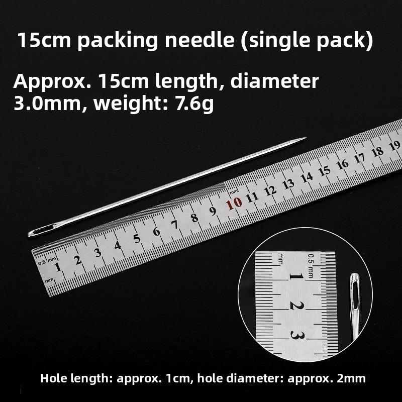 Extra Large Sewing Needle for Packing Canvas Bag Knitting Bag Snake Skin Bag Hand Sewing Thickened Needle Big Eye Seal Bag Ne...