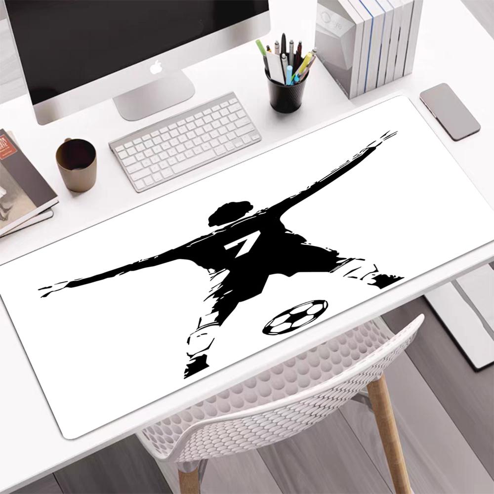 Soccer Theme Mouse Pad, Non Slip Rubber Base, Multifunctional Office & Home Decor, Perfect for Workspace Personalization.