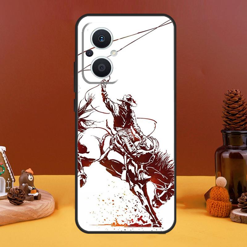 Extreme Sport Rodeo Cowboy Lasso Case For OPPO Reno 8T 4Z 5Z 10 Pro 11 F 4 5 6 7 8 Lite OPPO Find X5 X6 Pro X2 X3 Lite Cover