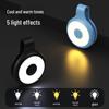 Adjustable Three-Color Magnetic Selfie Light for Phones and Live Streaming