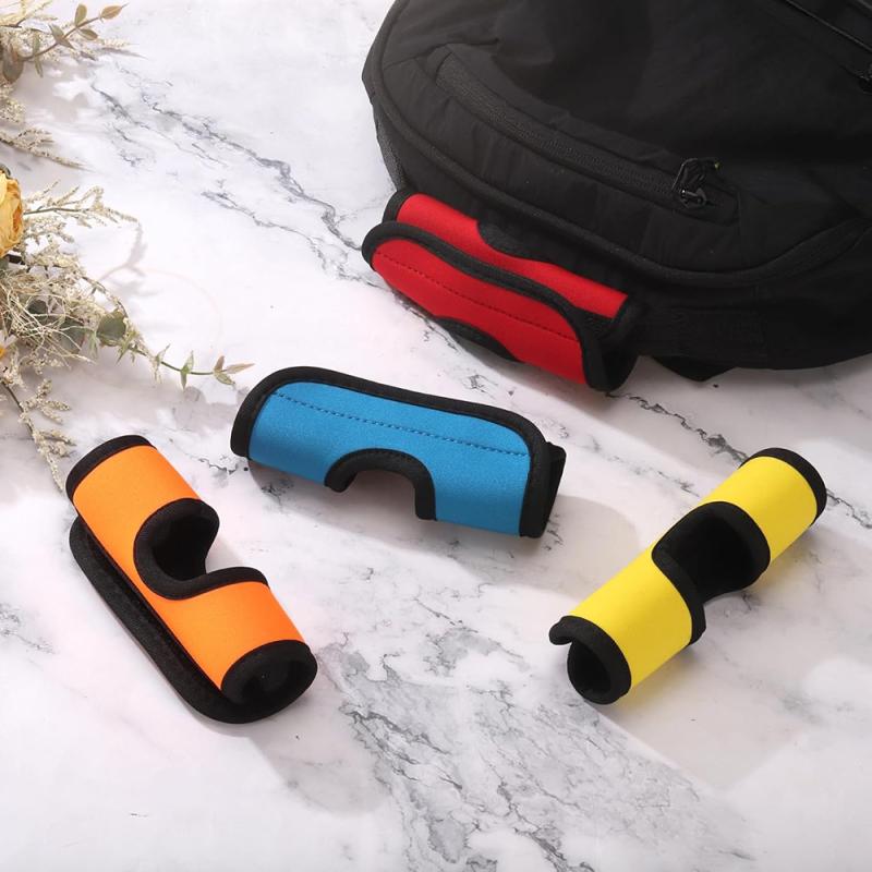 1 kus Pohodlná neoprenová rukojeť na zavazadlo Úchop Cestovní taška Zavazadlo Kufr Ochranný kryt Měkký identifikátor Rukojeť kočárku