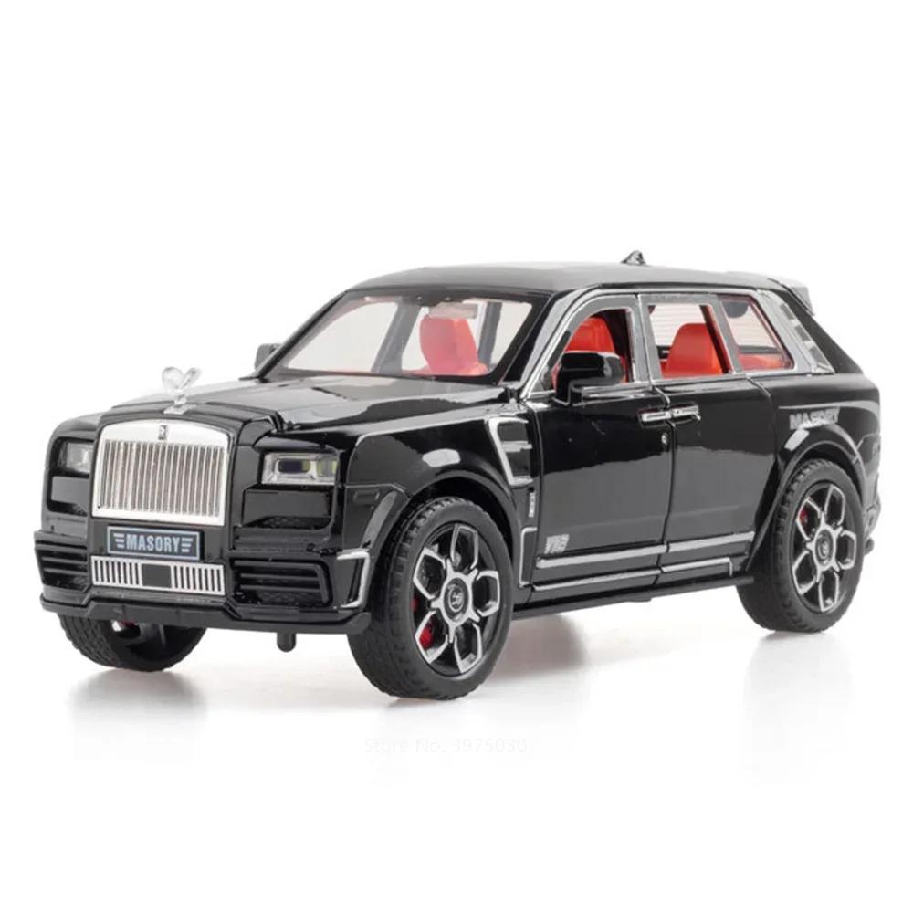 1:24 Rolls Royce Dawn Cullinan Mansory Model Speelgoedauto Terugtrekken Openklapbare Vrachtwagen Miniatuur Voertuigen Attent Cadeau Voor Verjaardagen