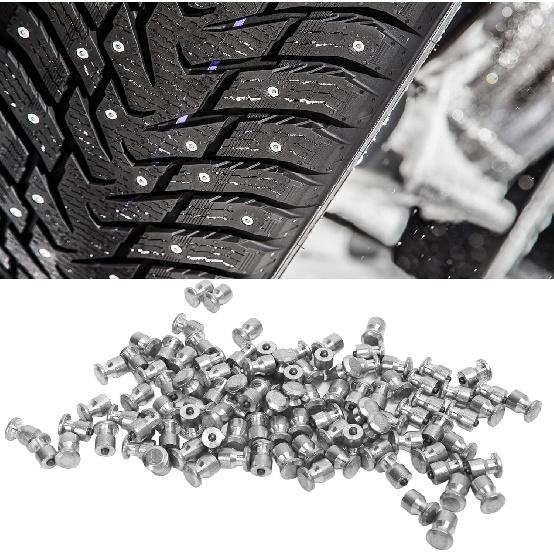 100 PCS 11mm Anti Slip Snow Screw Stud, Carbide Screw Tire Studs Wheel Tyre for Car Truck Boot Vehicle Car
