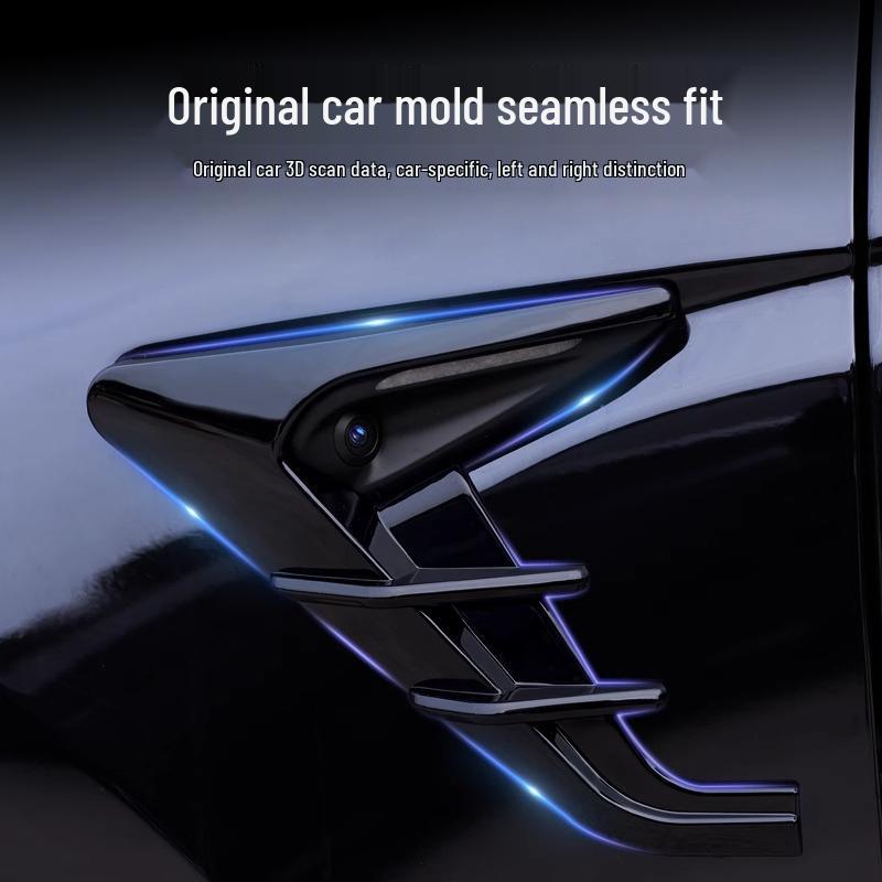 Tesla Model 3/Y Fender Camera Carbon Fiber Side Cover Sticker