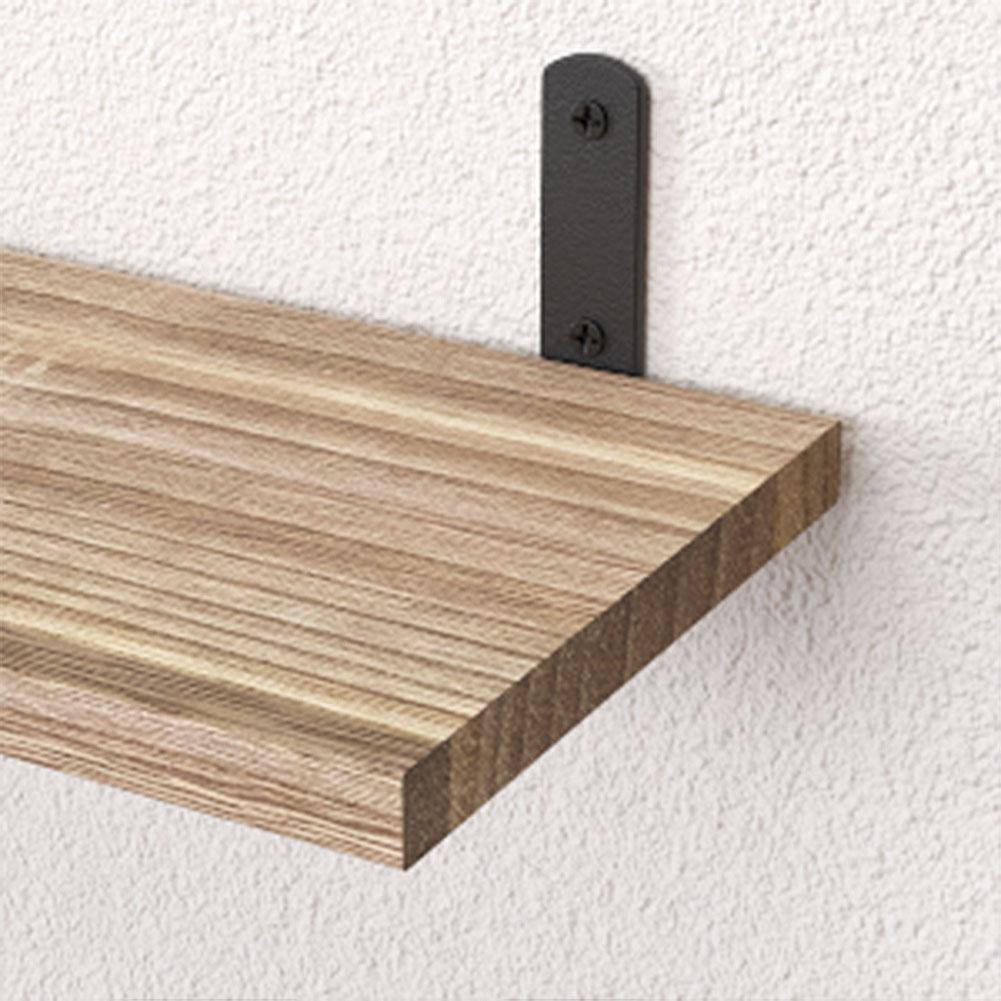 4PCS Wall Mounted Wood Shelves Decorative Floating Bathroom Shelf Multipurpose for Bedroom Living Room