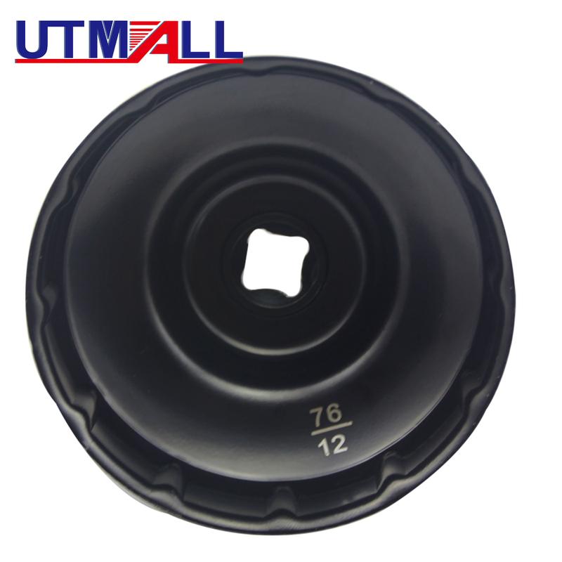 76mm Oil Filter Wrench Removal Tool Spanner For Mercedes Benz Renault Wrench 3/8" Drive 12 Point