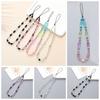 Beaded Acrylic Bear Phone Chain Bear Acrylic Cellphone Wrist Strap  Headphone Case Pendant