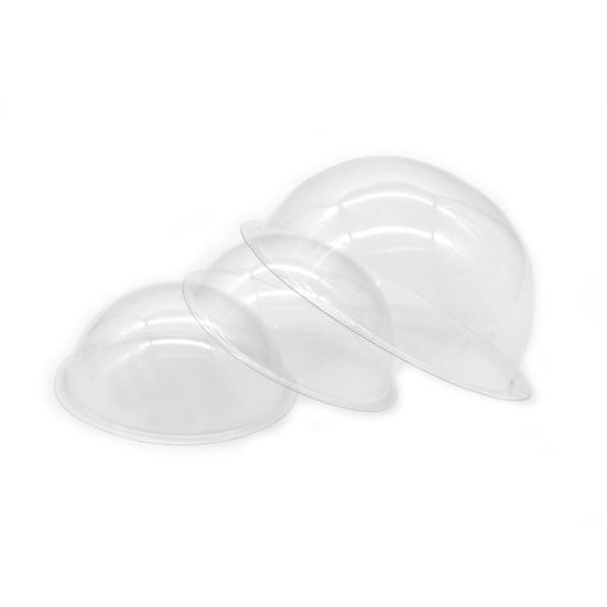10Pcs 9/12/16cm Hemisphere Dome Covers Globe Half Round Clear Bottle Dust-proof Protective Cover DIY Making Handicraft Transparent PVC Plastic