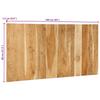 Headboard 160 cm Solid Acacia Wood