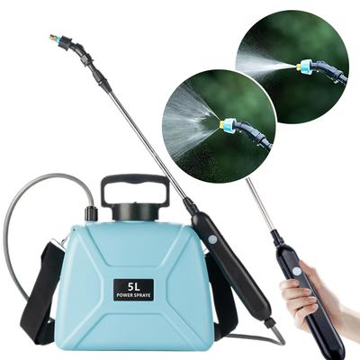 5L Agricultural Electric Sprayer USB Charging Automatic Atomizer Sprayer 2 Modes Handheld Plant Sprinkler for Garden Lawn Farm