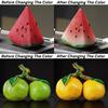 Temperaturabhängige Farbwechselnde Teetier Harz Kreative Teetischdekoration Fruchtform Chinesischer Stil Tee-Set Zubehör