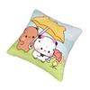 Kawaii Cute Bubu Panda Dudu Pillowcase Double-Sided Printing Cushion Cover Decorations Throw Pillow Case Cover Home 45*45Cm